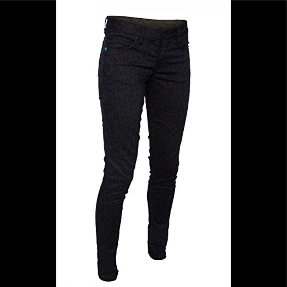Hurley 81 Twill Legging- Black Leopard